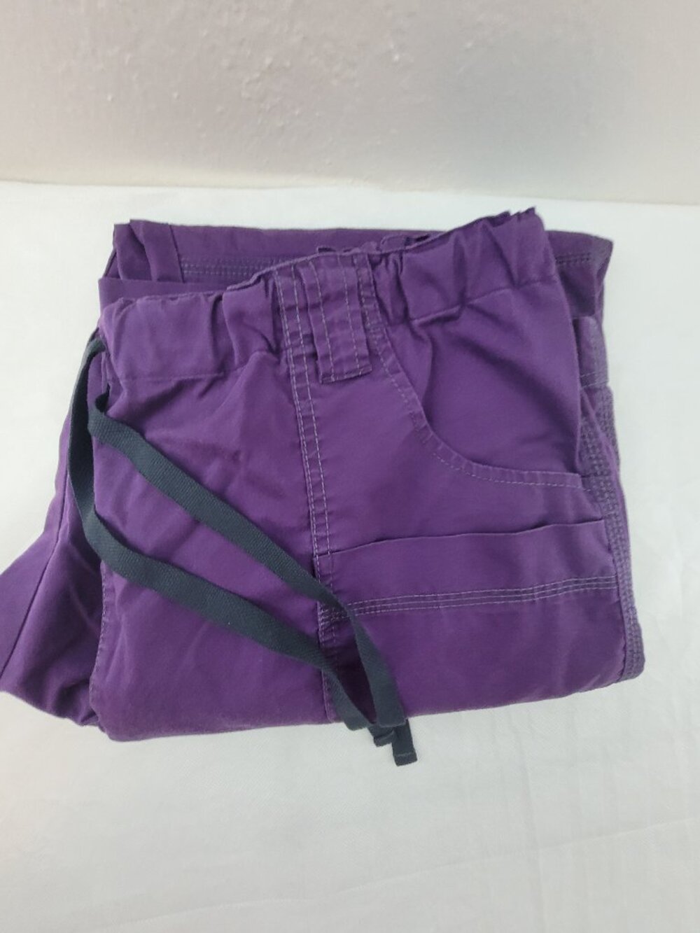 Dickies XL Tall Unisex Medical Scrub Pants Cotton B Solid Pattern Purple 857455T - Picture 10 of 11